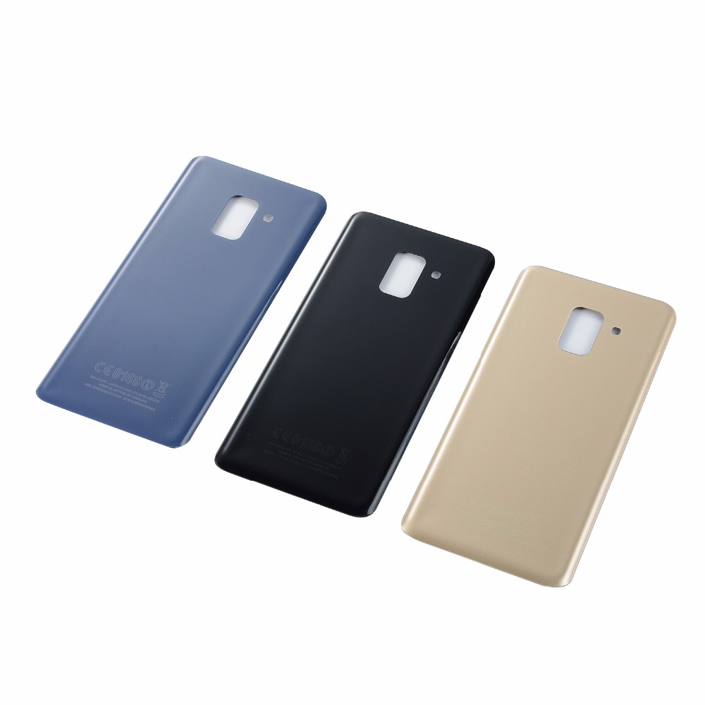 Voor Samsung Galaxy A8 + A8 plus A730 A730F A730DS Back Glas Batterij Cover Achterdeur Behuizing Case + lijm (A730 Alle versies