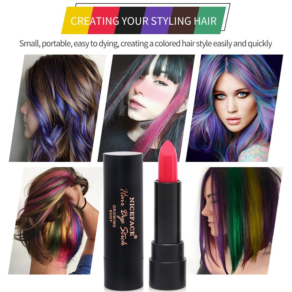 Dye Hair Pen Disposable Temporary Hair Color Chalk Crayons Paint Contour Pen SCI88