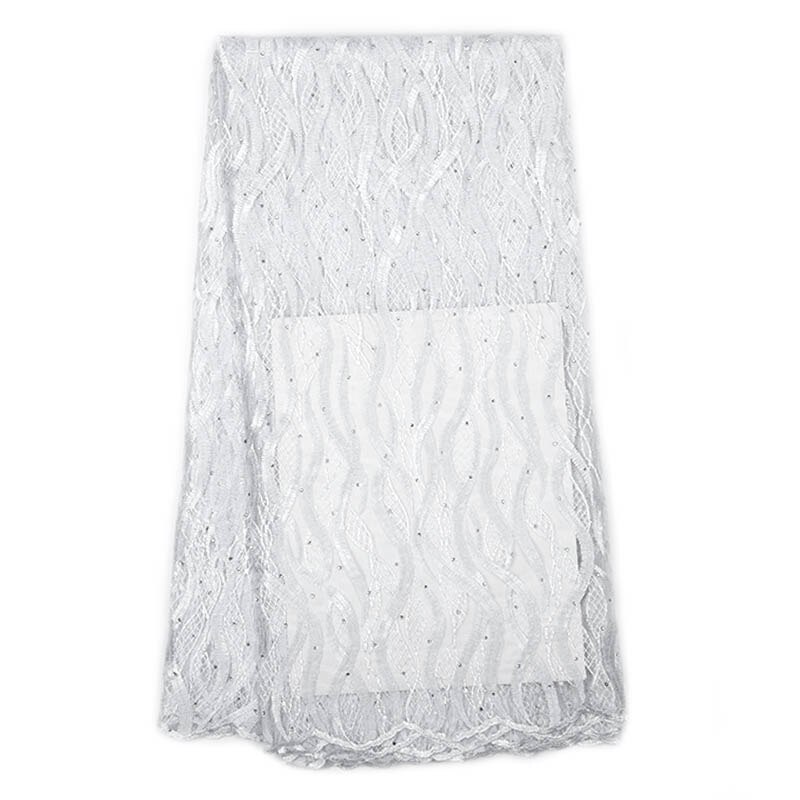 Tissu nigérian en dentelle française, robe de soirée en dentelle africaine, , réception de mariage, dernier de: green