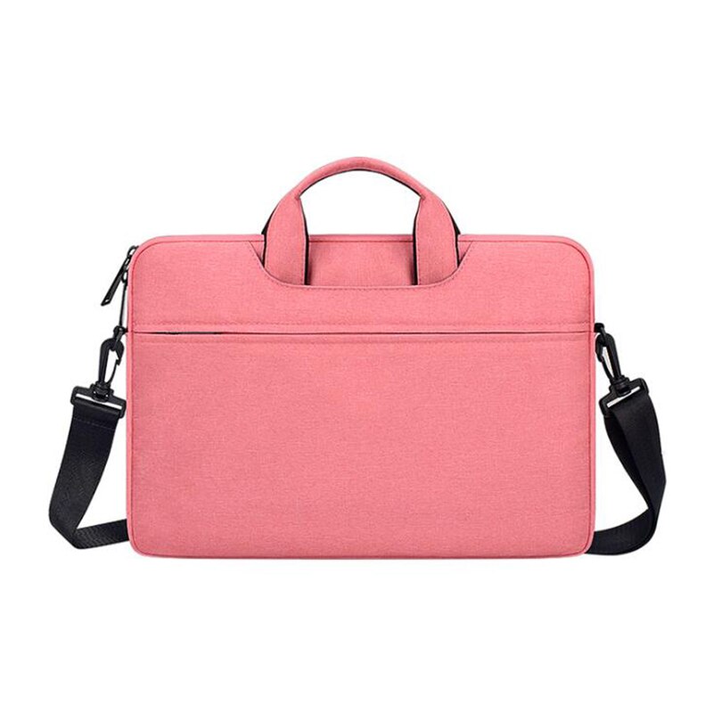 Lkeep dokumentmapper herreveske oxford budbringer poser laptop bag dokumentmappe kontorvesker til menn: 14.1 tommer rosa
