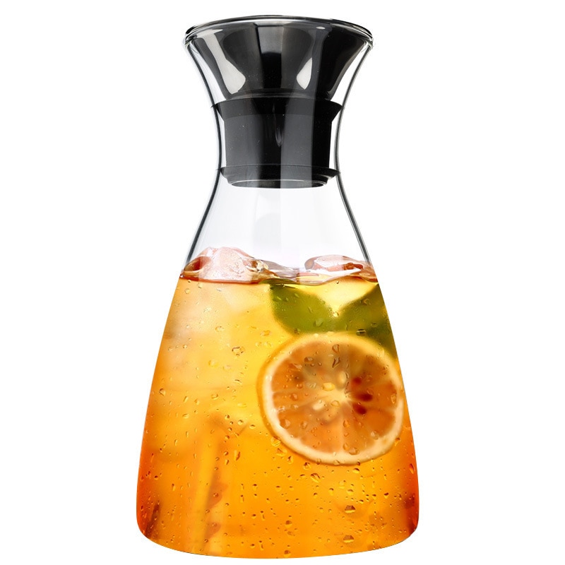 Kaldt vann vannkoker glass flaske kald vannkoker varmebestandig glass juice flaske kan