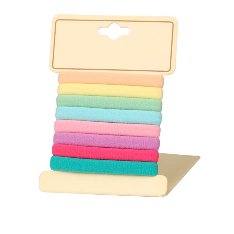 8 Teile/satz Mädchen Elastische Stirnband Haar Band Candy Headwear Haar Seil Kinder Haar Zubehör