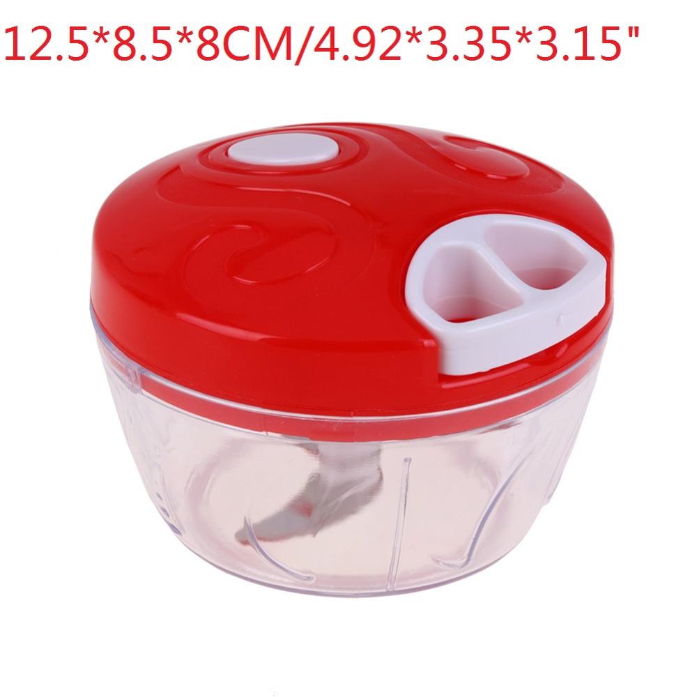 Handleiding Fruit Groente Chopper Hand Pull Voedsel Cutter Ui Noten Grinder Mincer Shredder Multifunctionele Keuken Accessoires: Height 90mm C