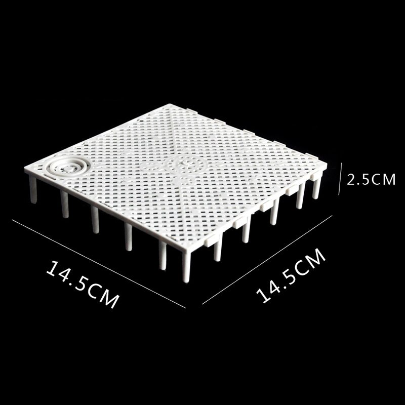 5Pcs Aquarium Bodem Rooster Aquarium Onder Gravel Filter Lade Isolatie Boord Verdeelt Water Filtratie Systeem: 2