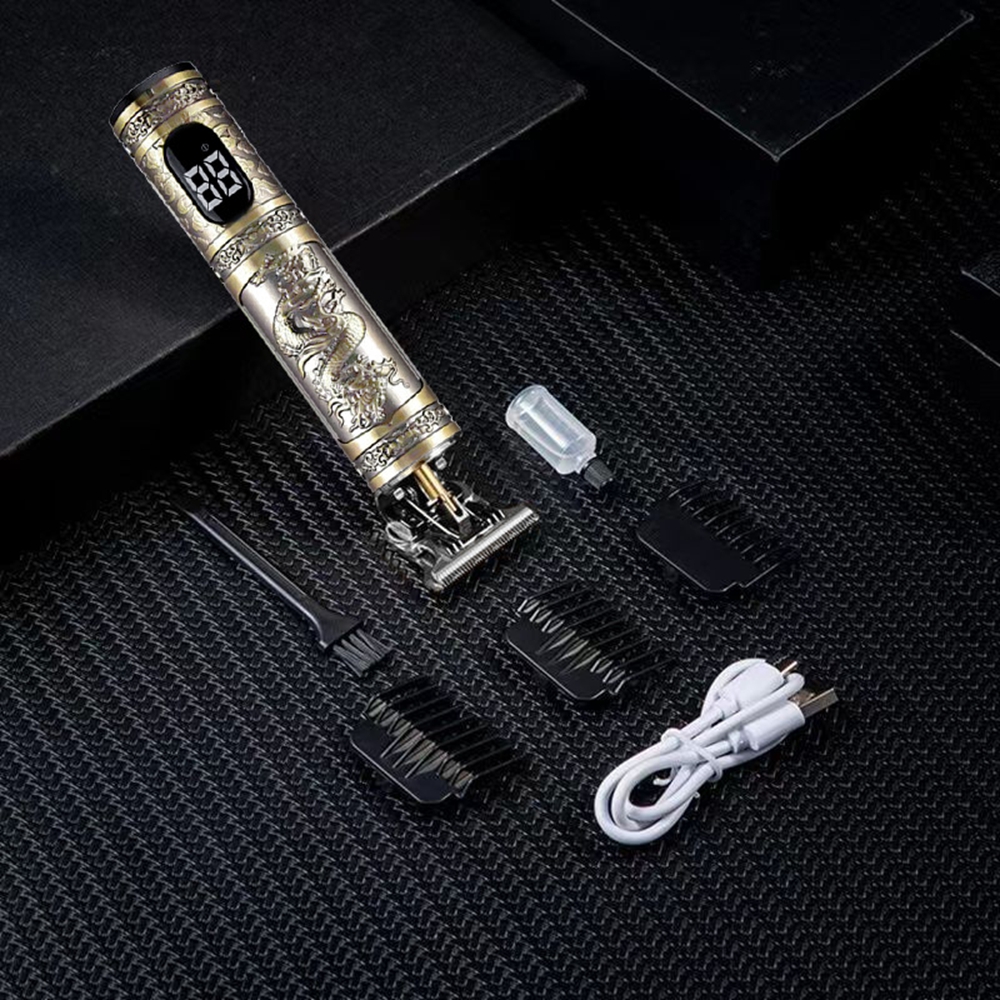 Tondeuse Voor Mannen Professionele Haar Trimmer Kapper Snoerloze Zero Gapped Hair Clipper Lcd-Display Heren Cadeaus Baard Trimmer
