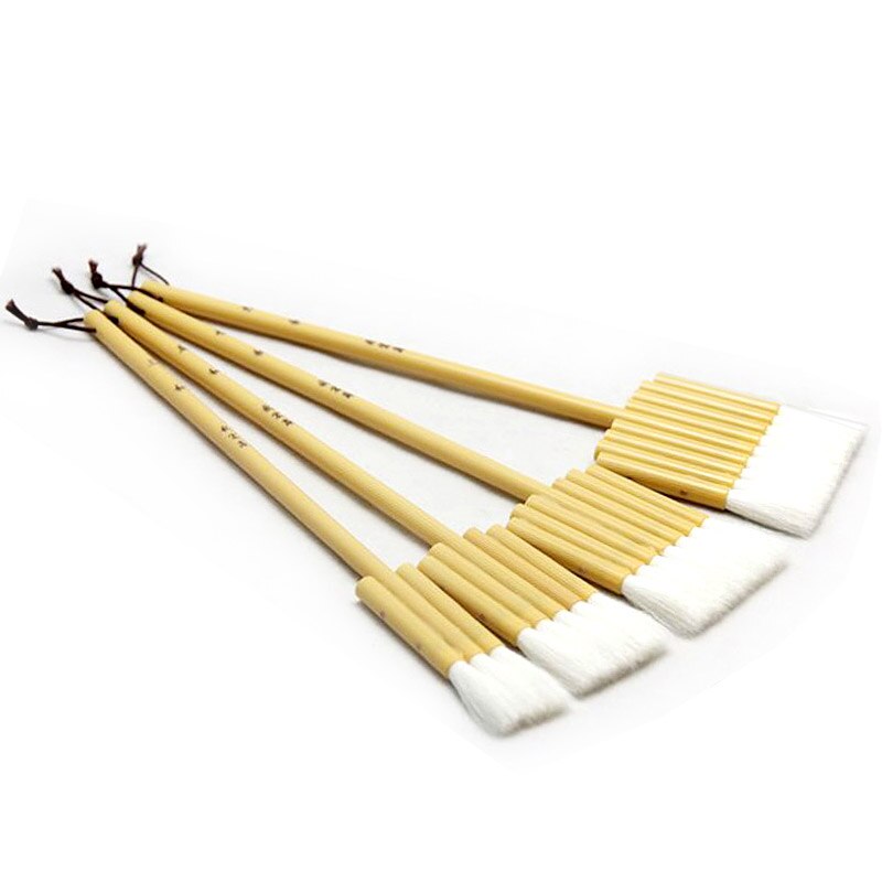 Watercolor Painting Woolen Hair Joint Brush Oil Painting Brush Advertising Background Scrubbing Brush Pen 3/5/7/9 Joint Brush