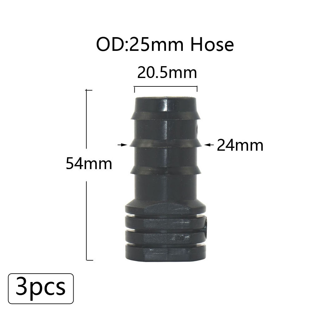 Plastic Hose Barb Connectors 16/20/25mm Pe Tube Tee Elbow Cross End Plug Reducing Coupler Drip Irrigation Fitting 1/2 3/4 1": Navy Blue
