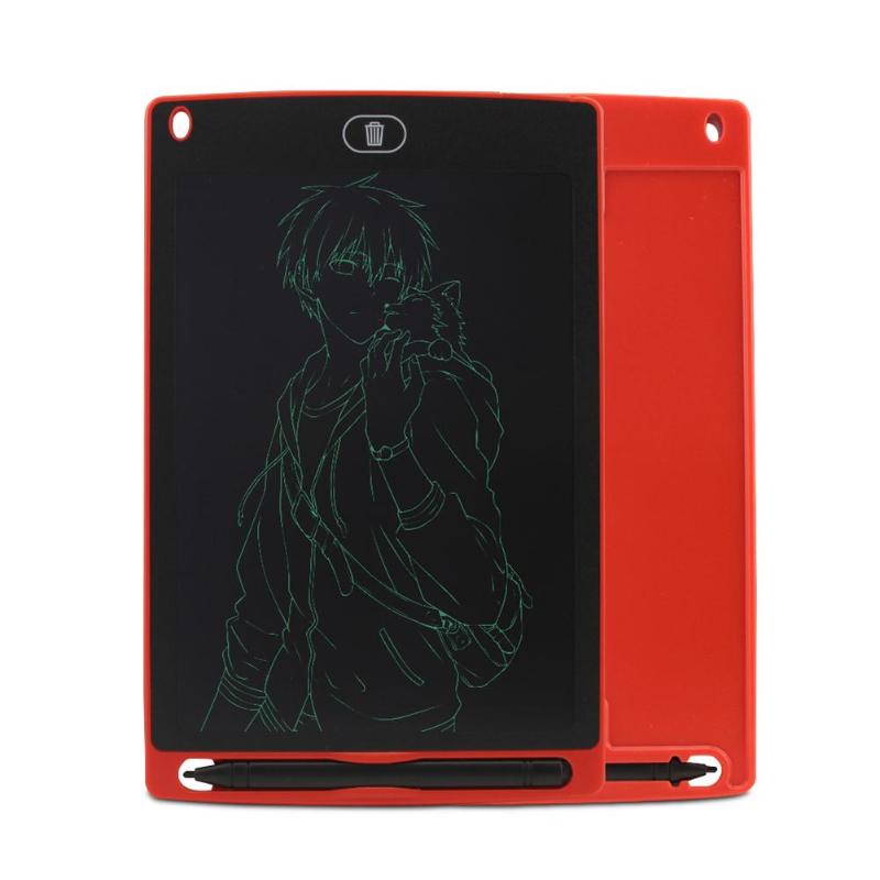 8.5 Inch Smart LCD Writing Tablet Electronic Notepad Drawing Graphics Pad: Red