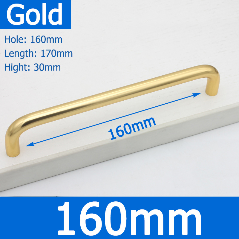 2pcs Length 64 96 128 160 192 256mm 303-Type Cabinet Handles Kitchen Door Handle Drawer Knob Aluminum Alloy Wardrobe Door Handle: WHITE