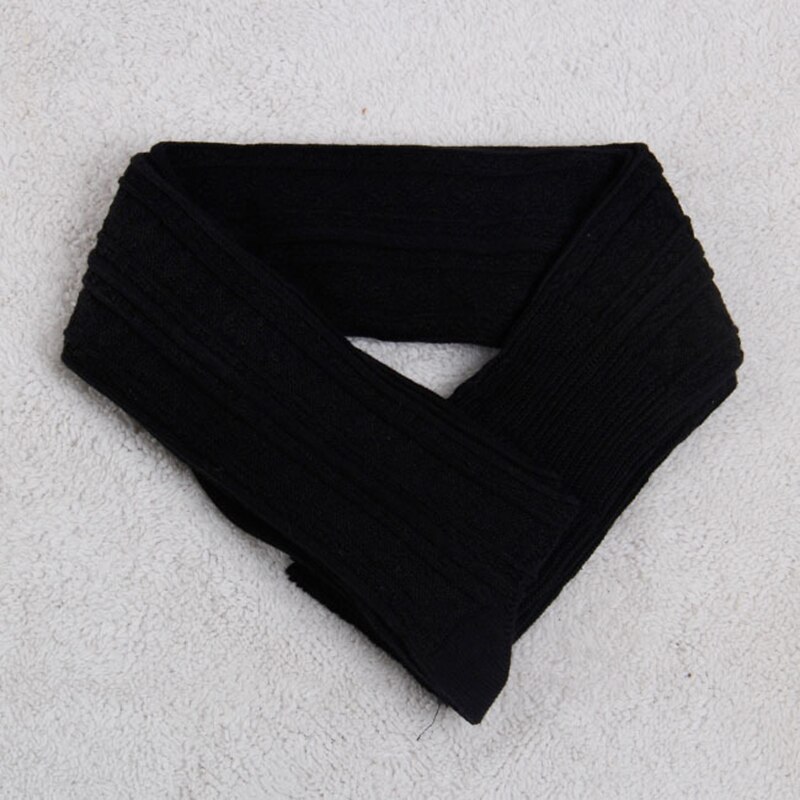 Gebreide overknee sokken dames herfst winter warme lange kousen effen kleur zwart grijs koffie kleur sokken