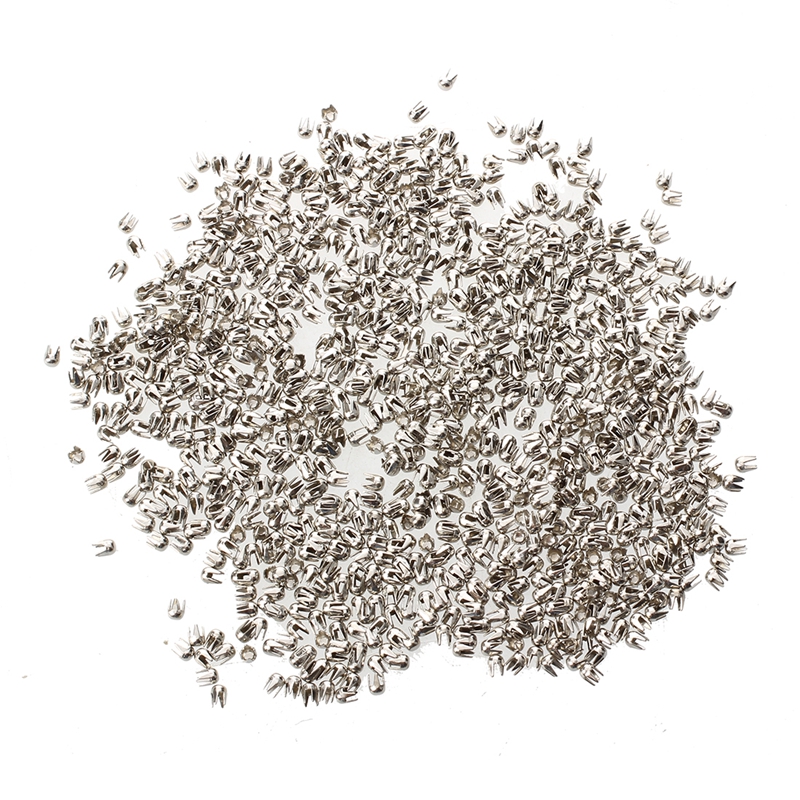 1000 sølv kobber runde nagle pigger pigger flekker diy rock punk 2.5mm: Default Title