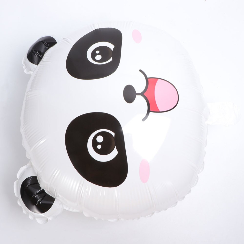 1 Set 20Pcs Leuke Panda Ballon Cartoon Aluminium Folie Ballon Voor Verzamelen Verjaardagsfeestje Decoratie (Wit Zwart roze