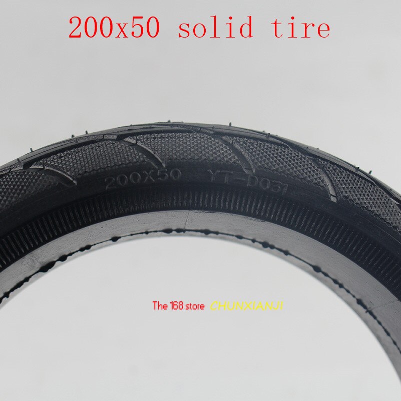 Super 8 Inch 200x50 Front/rear Scooter Solid Tire For Xiaomi Ninebot ES1 ES2 Electric Scooter Kickscooter Skateboard
