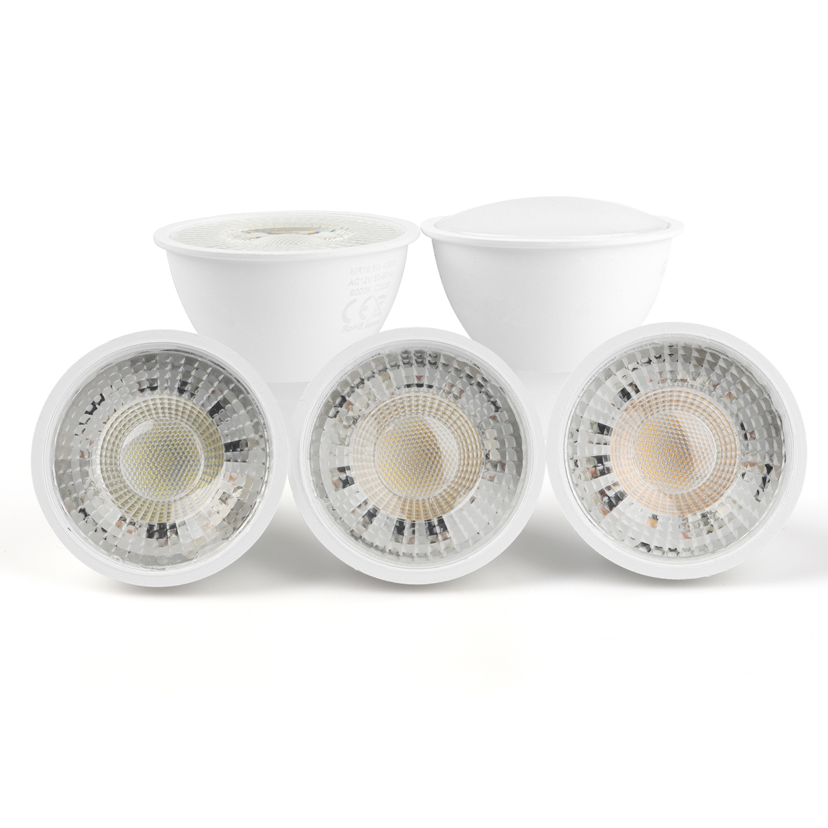 5PCS/LOT LED low voltage spotlight GU5.3 AC DC 12V high brightness warm white light MR16 3W-7W can replace 20W 50W halogen lamp