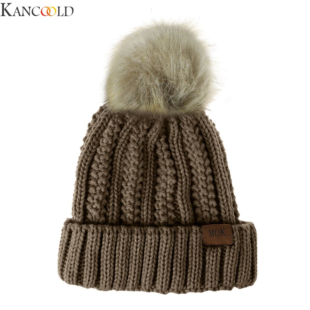 KANCOOLD Neue Frauen Mädchen warm Halten Winter Beiläufige Gestrickte Hütte Wolle Säumen Hütte Ski Hütte Männer Und Frauen lässig outwear