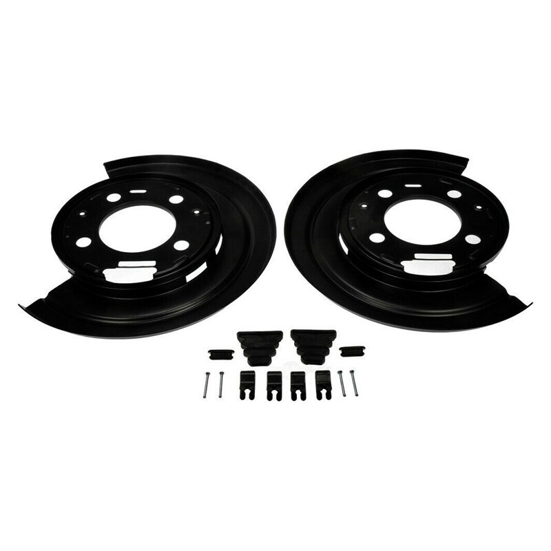 Brake Drum Backing Plate Pair Rear Brake Dust Shield Backing Plates for Ford F250 F350 Excursion 924-212