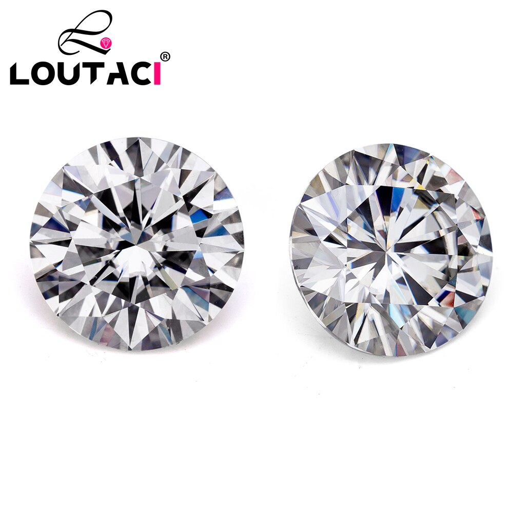 Moissanita americana de , 8 corazones, 8 flechas, corte de diamante, defhij, colores, VVS1,