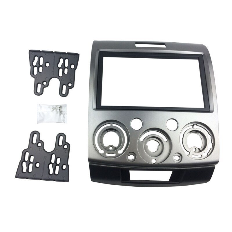 Radio stereo panel til ford everest ranger mazda bt -50 bt50 dobbelt 2 din fascia dash installation trim kit ansigt plade bezel (17