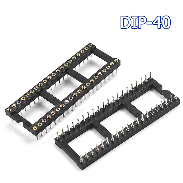 10 Teile/los IC Sockel tauchen6 tauchen8 tauchen14 tauchen16 tauchen18 tauchen20 tauchen28 tauchen40 Stifte Stecker tauchen Buchse 6 8 14 16 18 20 24 28 40 Stift: Weiß