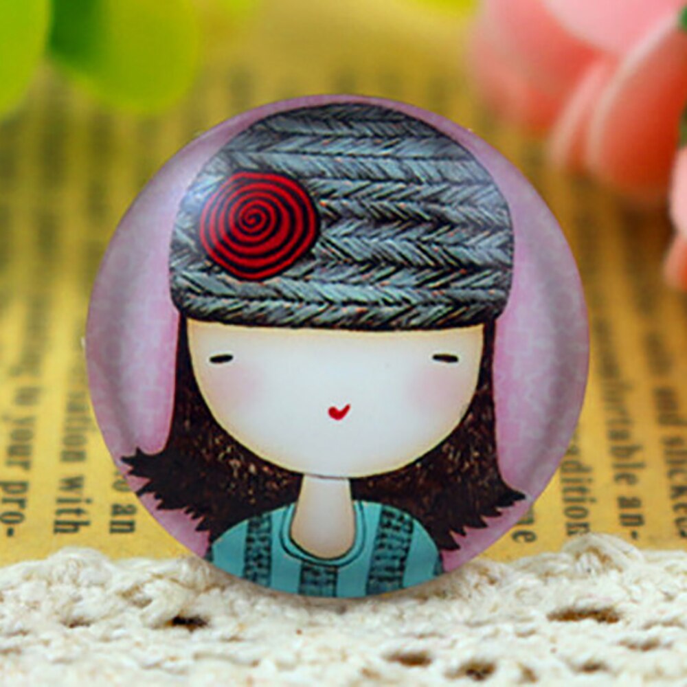 5pcs/Lot 25mm Tree Handmade Photo Glass Cabochons: F1-49