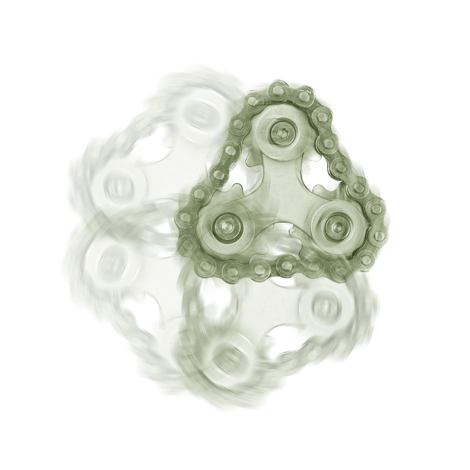 Fingertip Gyro Sprocket Novelty Chain Toothed Flywheel Fingertip Toys Education Lightweight Portable Toy