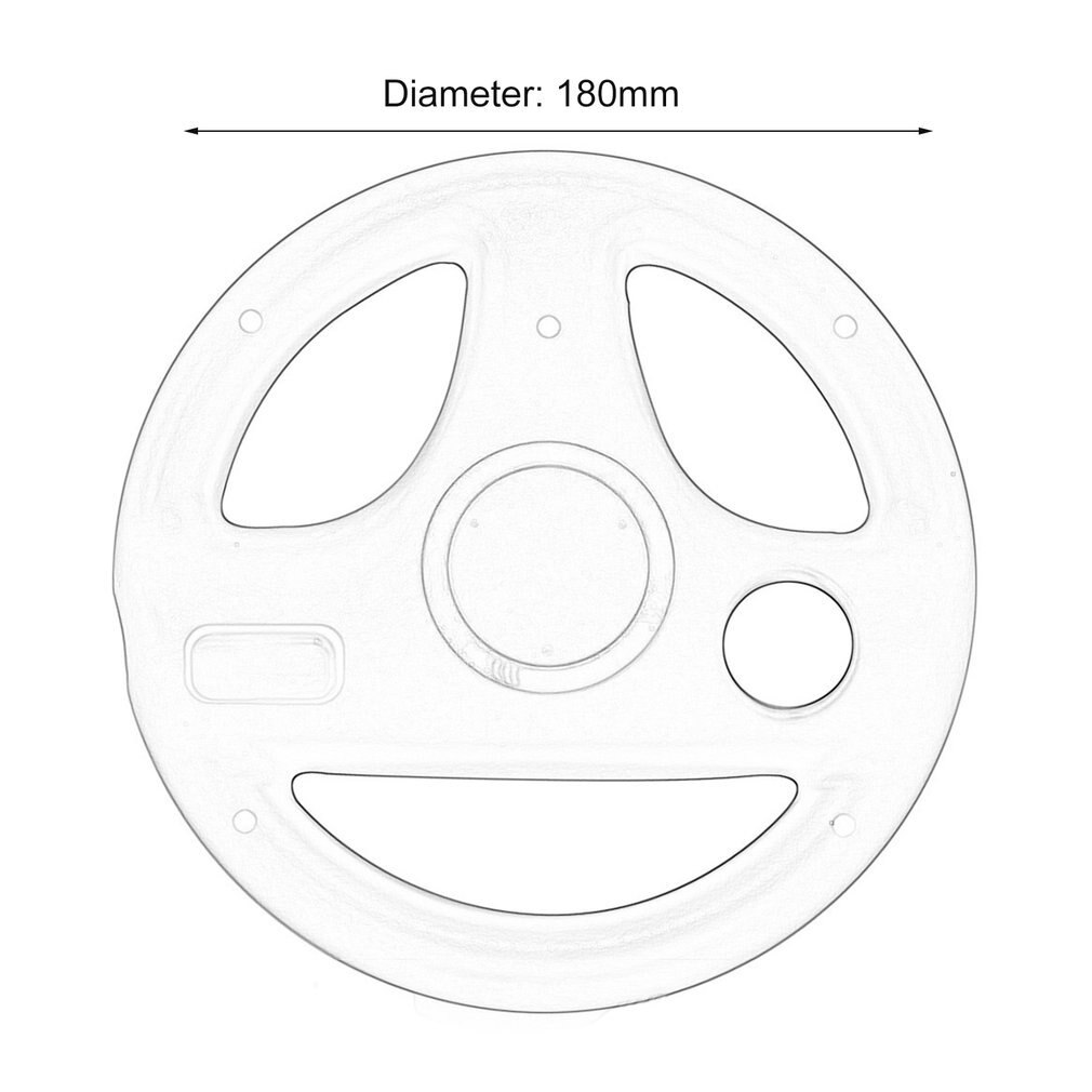 Racing Game Stuurwiel Voor Nintendo Voor Wii Controller Richting Manipuleren Wiel Afstandsbediening Beschermhoes