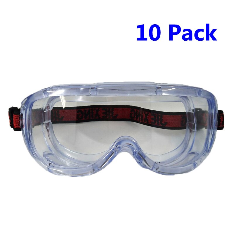 Protective Goggles Glasses Safety Glasses Anti-Fog Splash Goggles Wide Vision Adjustable Anti-Dust Chemical Lab Work Safety Gog