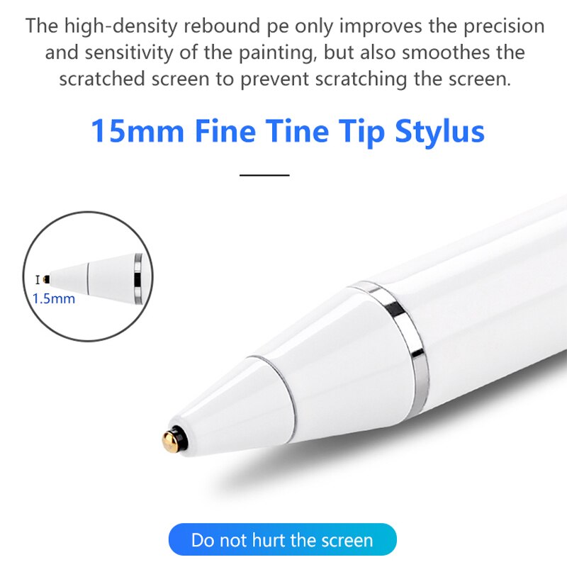 Stylus pekpenna för apple pencil ipad iphone 6 7 8 plus x  xs 11 pro max för samsung huawei xiaomi oppo vivo smartphone surfplatta