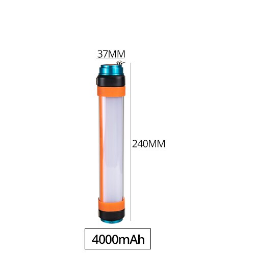 6000 mah camping ledet lanterne usb oppladbar 18650 ip67 vanntett bærbar ledet lanterne fottur magnetisk lommelykt fakkellampe: 2