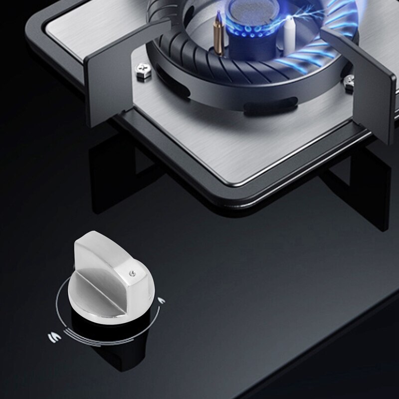 thumbnail image 2 of 4 Pieces Knob Stove Gas Cooker Knobs Metal Gas Cooker Knob Gas Cooker Control Metal Stove Knobs For The Kitchen 6mm 2 of 14