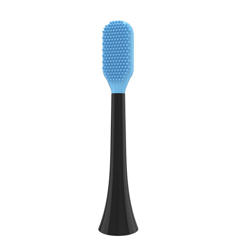Tongue Cleaning Head Bad Breath Tongue Scraper Universal Electric Toothbrush Millet/MJ/Element Person X1x3x5/Beta Doctor: Hyc7074 Millet Tongue Brush Black and White with Pattern