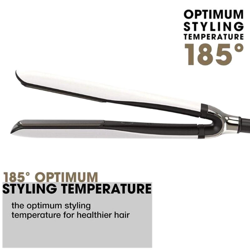 Hair Straighteners Hair Styler Flat Iron Hair Dryer Styler Styling Tool White 1 Inch Eu Plug