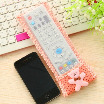 7 Styles 3 Size Dust Protection Storage Bag Portable Silicone Air Conditioner Control Box TV Remote Cover: style3 / 24x8cm