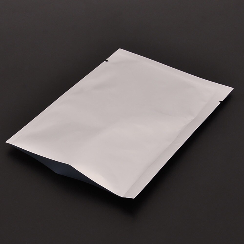 100pcs Silver Aluminum Foil Mylar Bags Vacuum Sealer Food Saver Bag Storage Pouches For Kitchen Tools