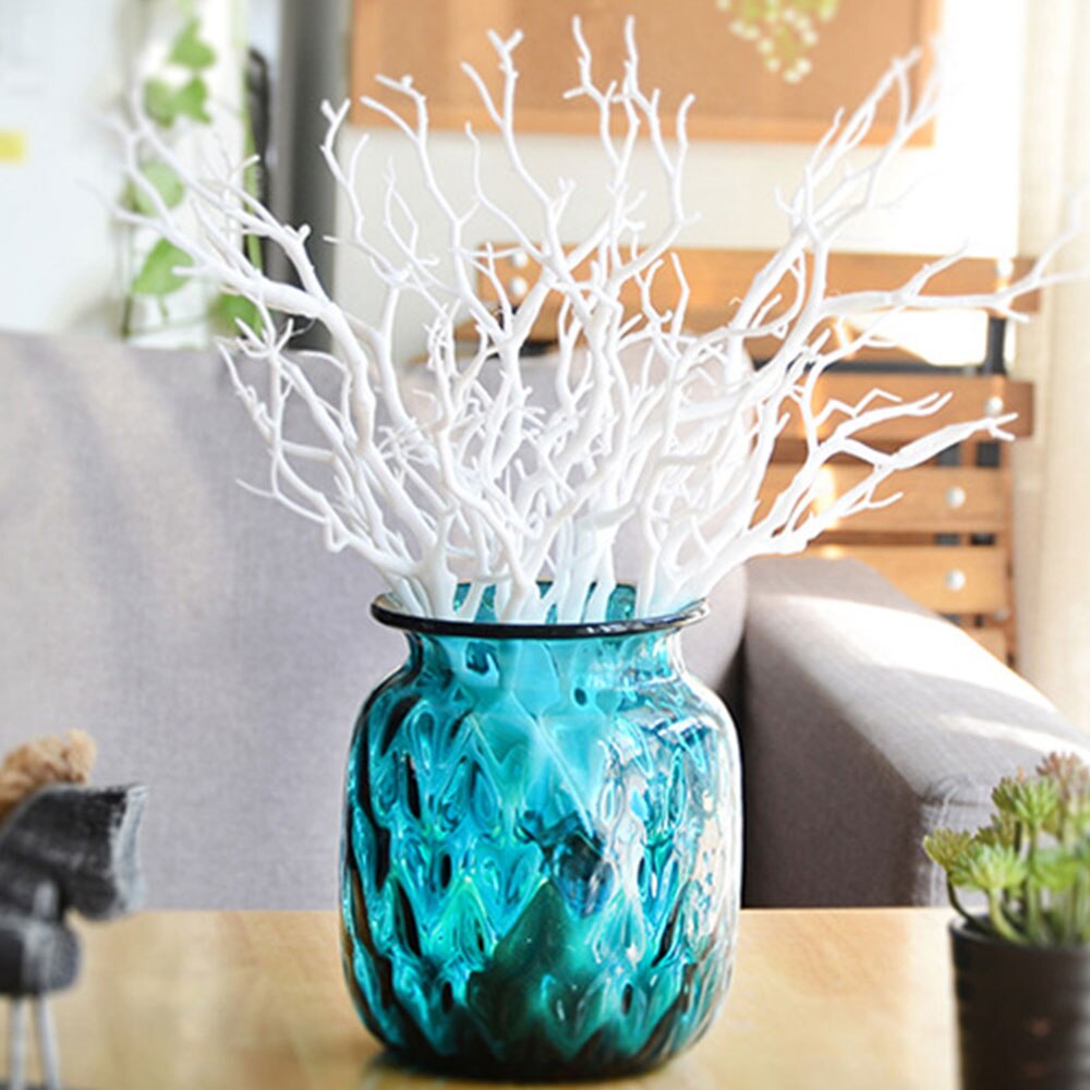 Festival Tree Dried Branch Artificial Plastic Decor Ornament Garden Small Office Home Dry Branches Art Craft Flower