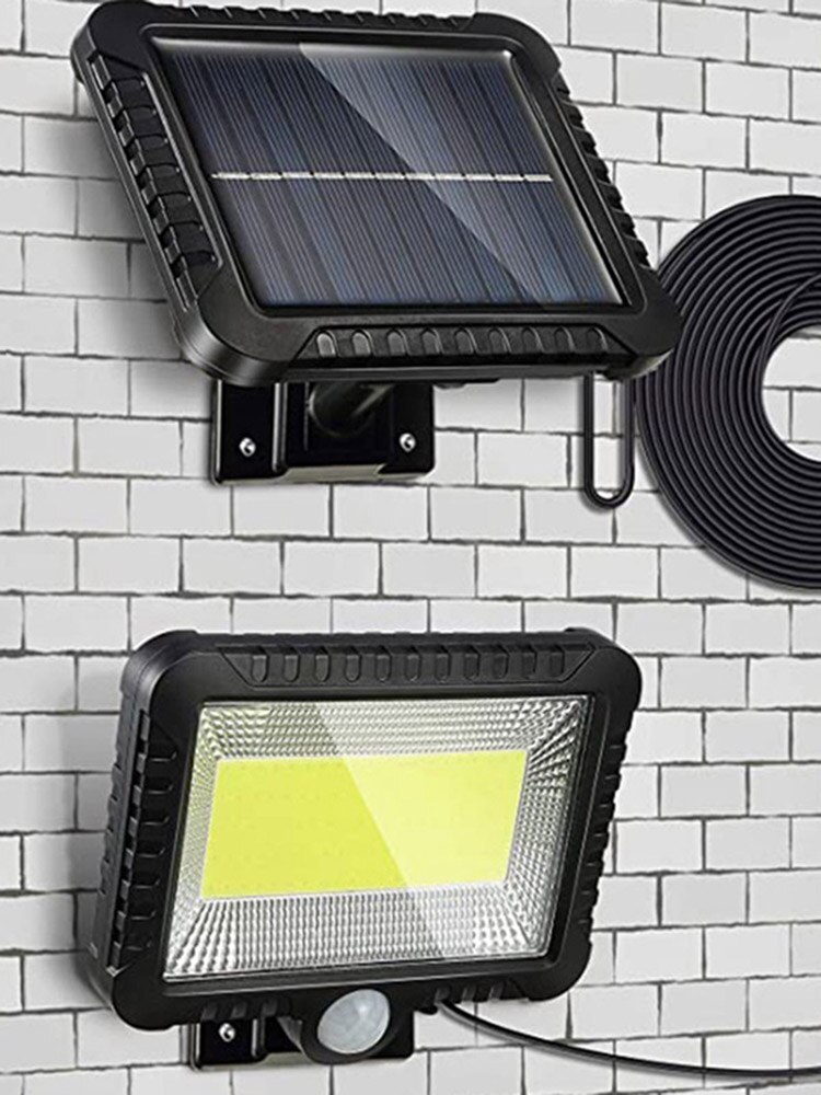 Led-zonnelamp, infrarood bewegingssensor voor menselijke beveiliging, buitenverlichting, waterdichte tuinmuur, zonnelamp, padverlichting