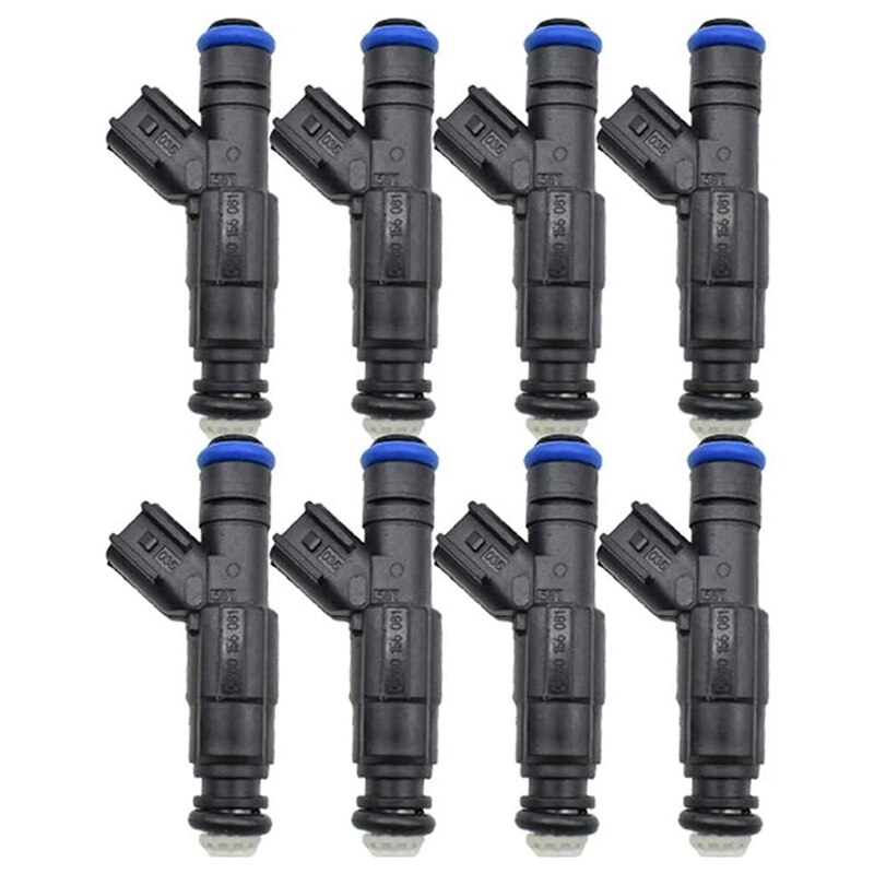 8Pcs Fuel Injector Nozzle for Marine Mercruiser V8 350 5.0 4.3L 6.2L 0280156081: Default Title