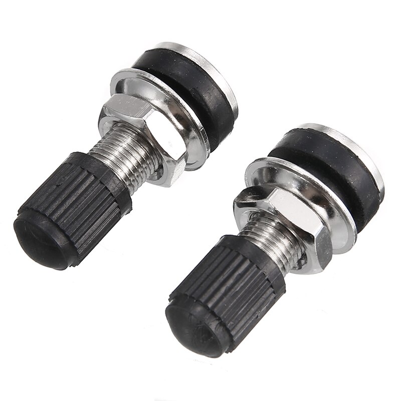 2pcs Metal Tyre Valve Bolt In Stem Tire Bolt In Stem 36 mm x14mm Universal Fit For Cars Motorcycles Bicycles