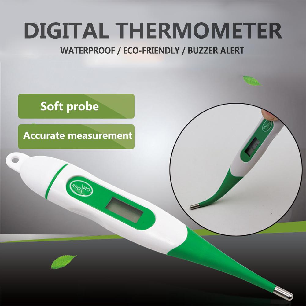 Digital Thermometer Pet Pig Dog Cattle Sheep Dedicated Thermometer Soft Head Waterproof Farm Dedicated Thermometer: Default Title