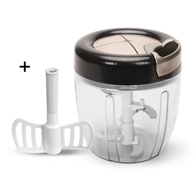 Household Vegetable Choppers Shredder Kitchen Meat Grinder Chopper Multi-function Food Processor Meat Machine Crusher Tools: B