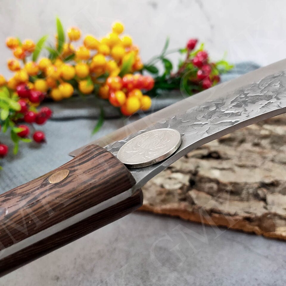 Kitchen Knives Set Forged Meat Cleaver Knife Damask Stainless Steel Chef Knife Cooking Set Cooking Tools