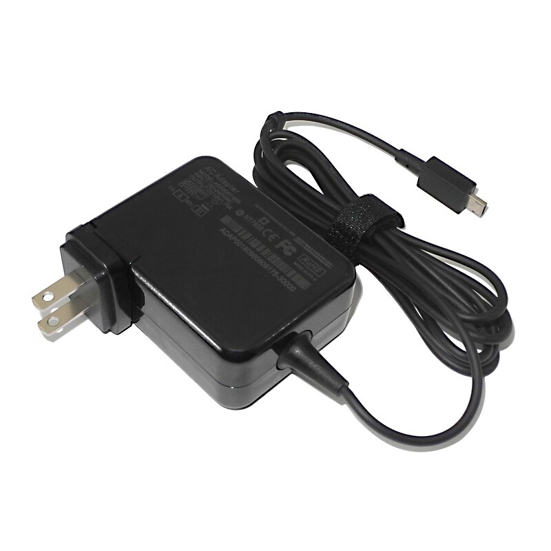 For Asus Notebook 19V 1.75A 33W Micro-USB AC Power Charger For ASUS Eeebook X205 X205T X205TA E202 E202SA E205SA Laptop Charger: US