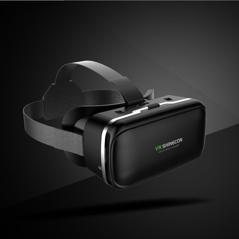 Originele Vr Shinecon 6.0 Virtual Reality Bril Kartonnen Vrbox Helm Voor 4.3-6.0 Inch Smartphone Met Draadloze Controller