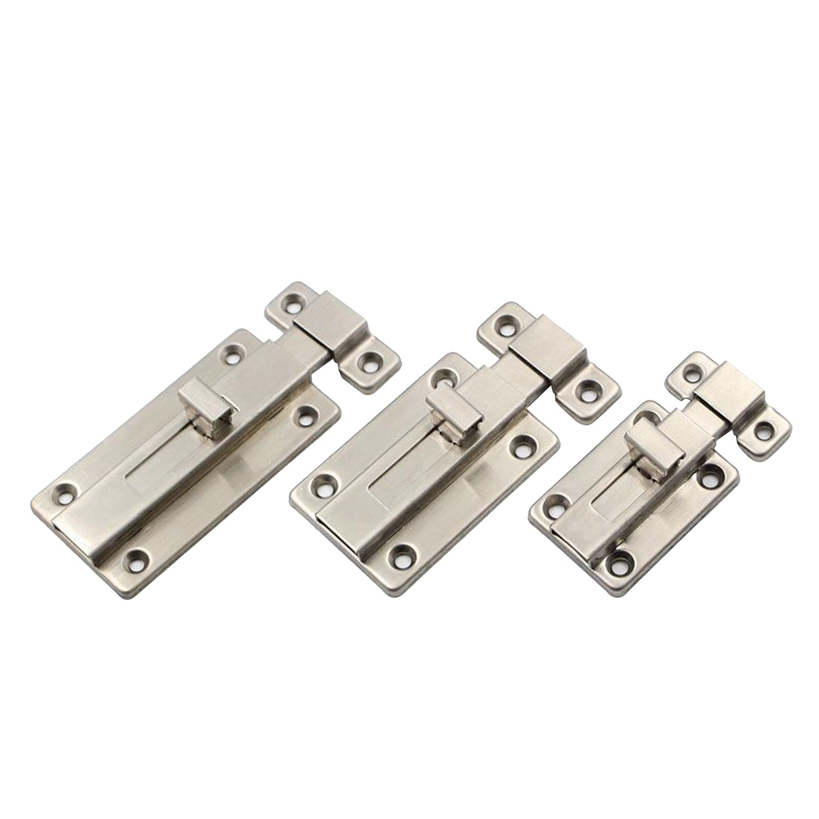 Stainless Steel Sliding Door Lock Easy to Install Gate, Slide Latch Lock f/ Gate