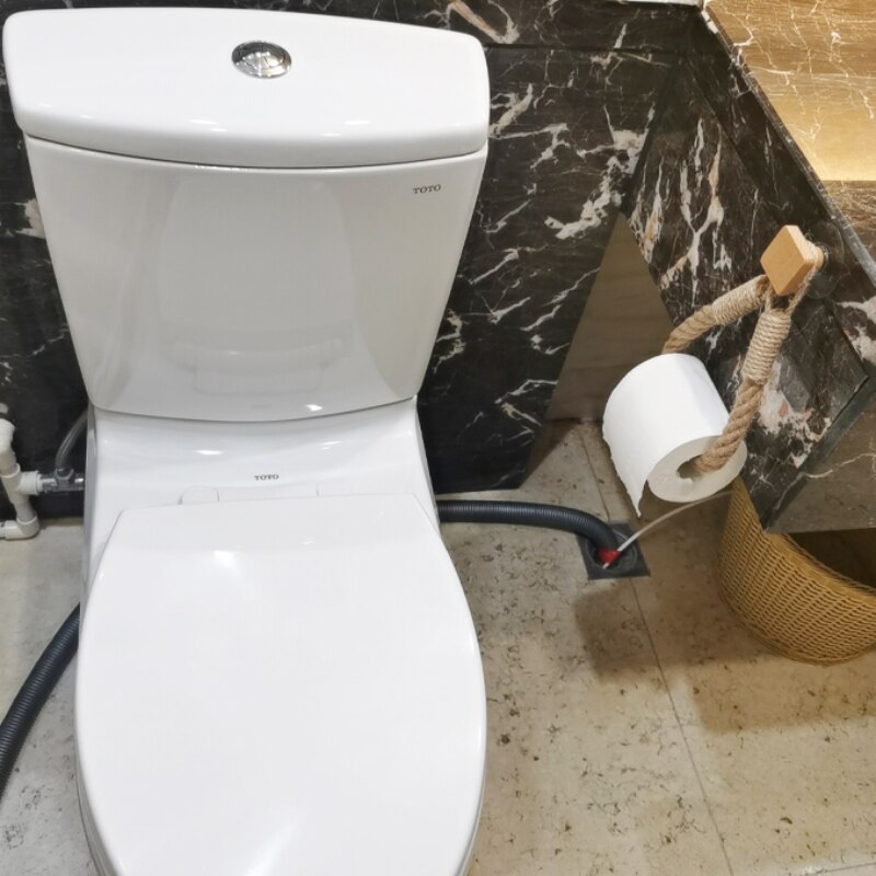 Badezimmer Dekor Hanf Seil Zauberstab-Wc Papier Halfter mit Holz Perlen retro Handtuch Gestell-Heimat Dekoration Wc Rolle stehen