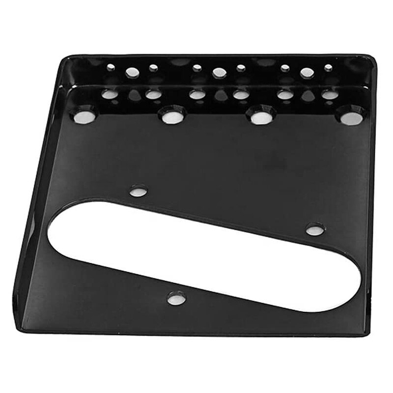 Top Loader Guitar Bridge Plate for Fender Telecaster Electric Guitar Pickup Replacement Parts Accessories (Black)85.5mm