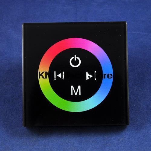 Led RGB Touch Panel controller wall mounted controller for led strip, DC 12V-24V max 4A*3 channels