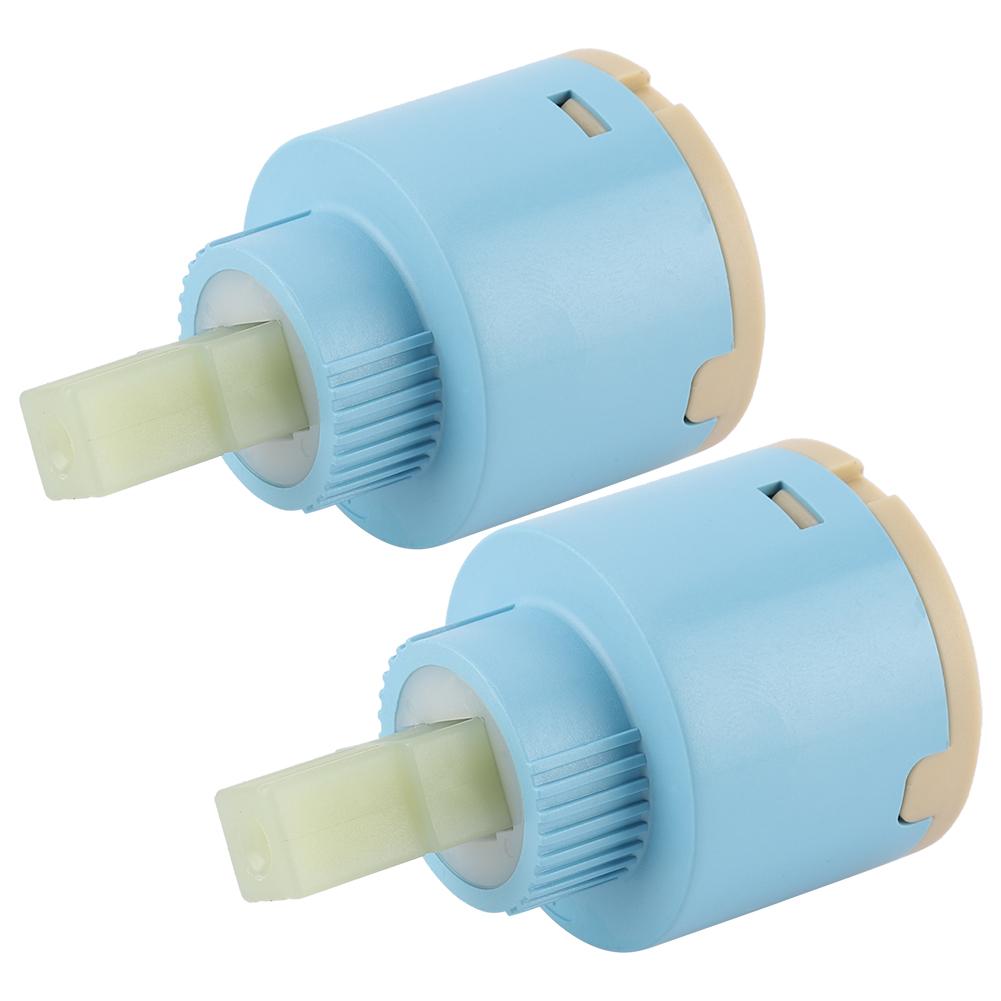 35/40mm Ceramic Cartridge Water Mixer Tap Inner Control Faucet Valve ABS Blue Practical