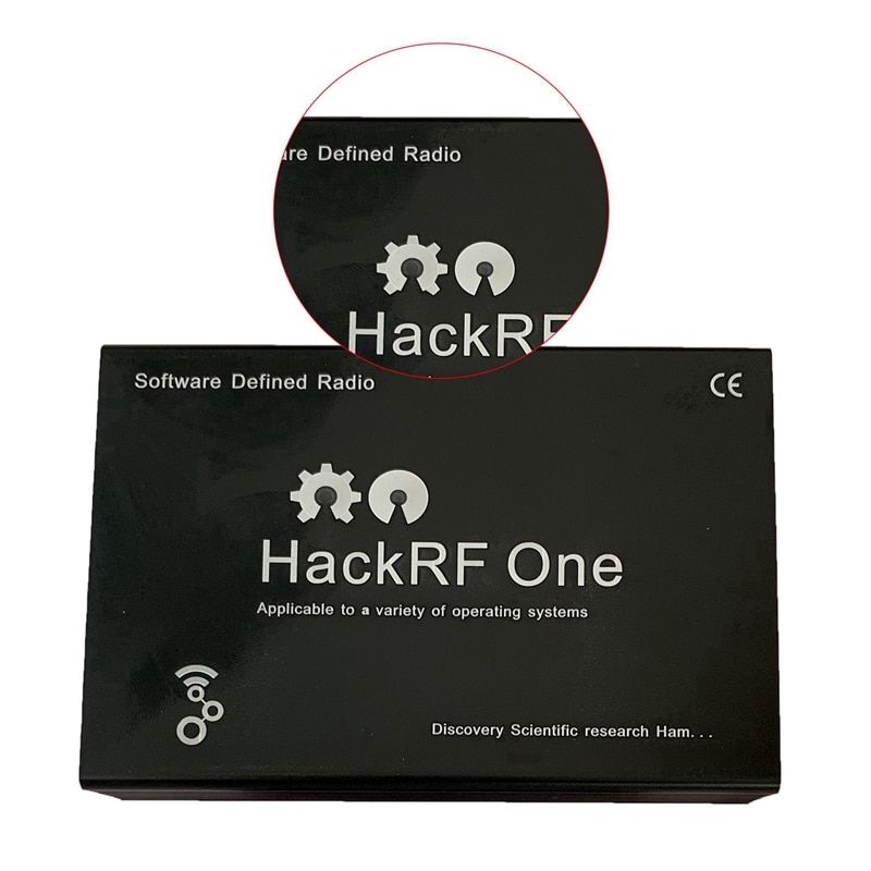 Aluminium behuizing zwarte cover behuizing shell usb algemeen gebruik voor hackrf one sdr