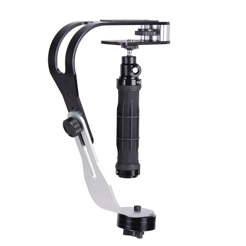 Estabilizador de cámara Digital de mano, cardán de aluminio para teléfono inteligente DSLR 5DII, cámara de movimiento Steadycam para cámara de teléfono móvil,: black
